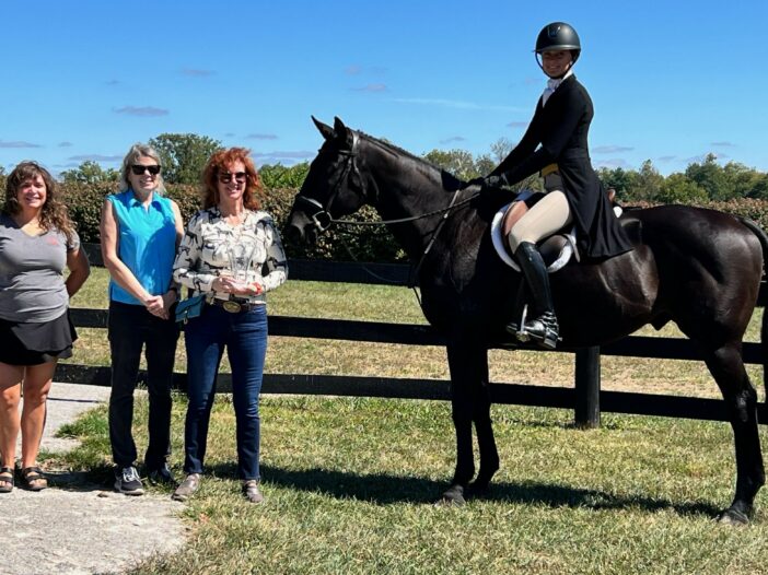 The Plaid Horse: High School Student Captures TAKE2 Junior Rider Award, Presented by TCA